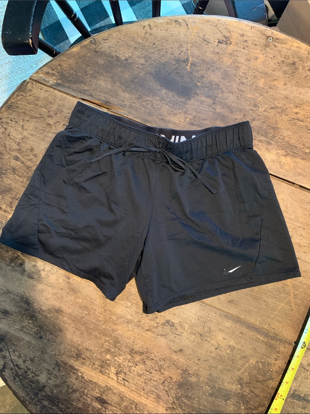 Nike Dri Fit Black Women's Athletic Running Shorts with Drawstring